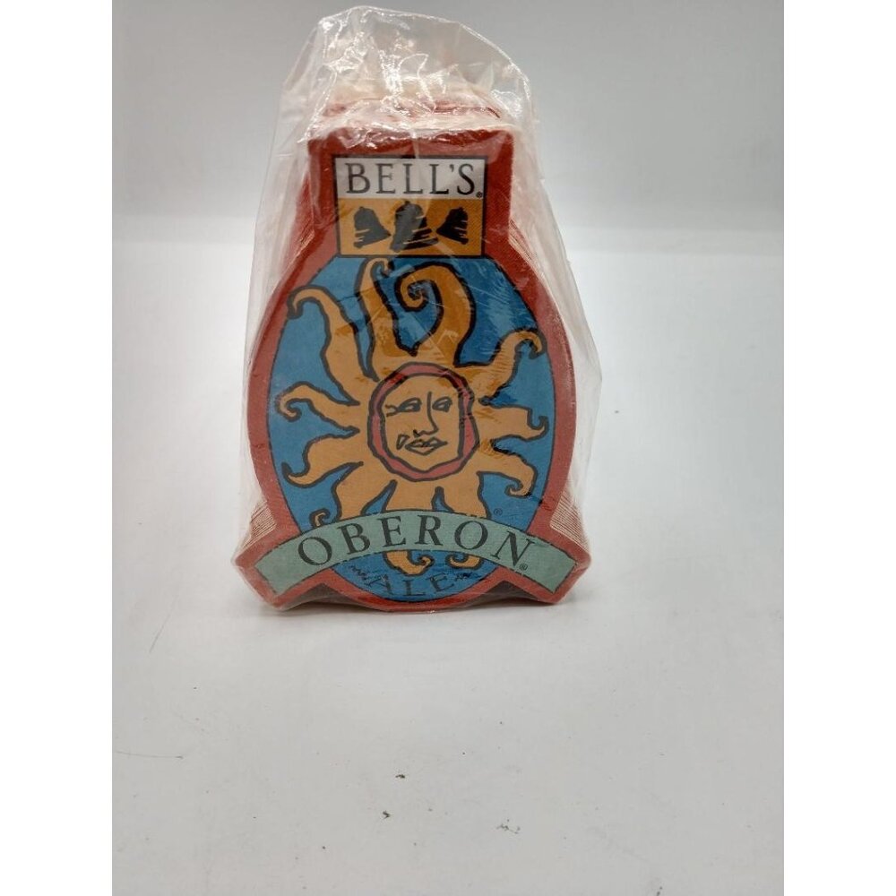 Bells Oberon Coasters - 4.5" Tall - Sunburst Design - Party Drinkware
